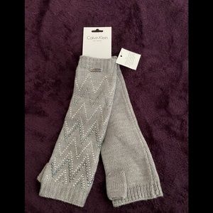 Calvin Klein Gray Arm Warmers